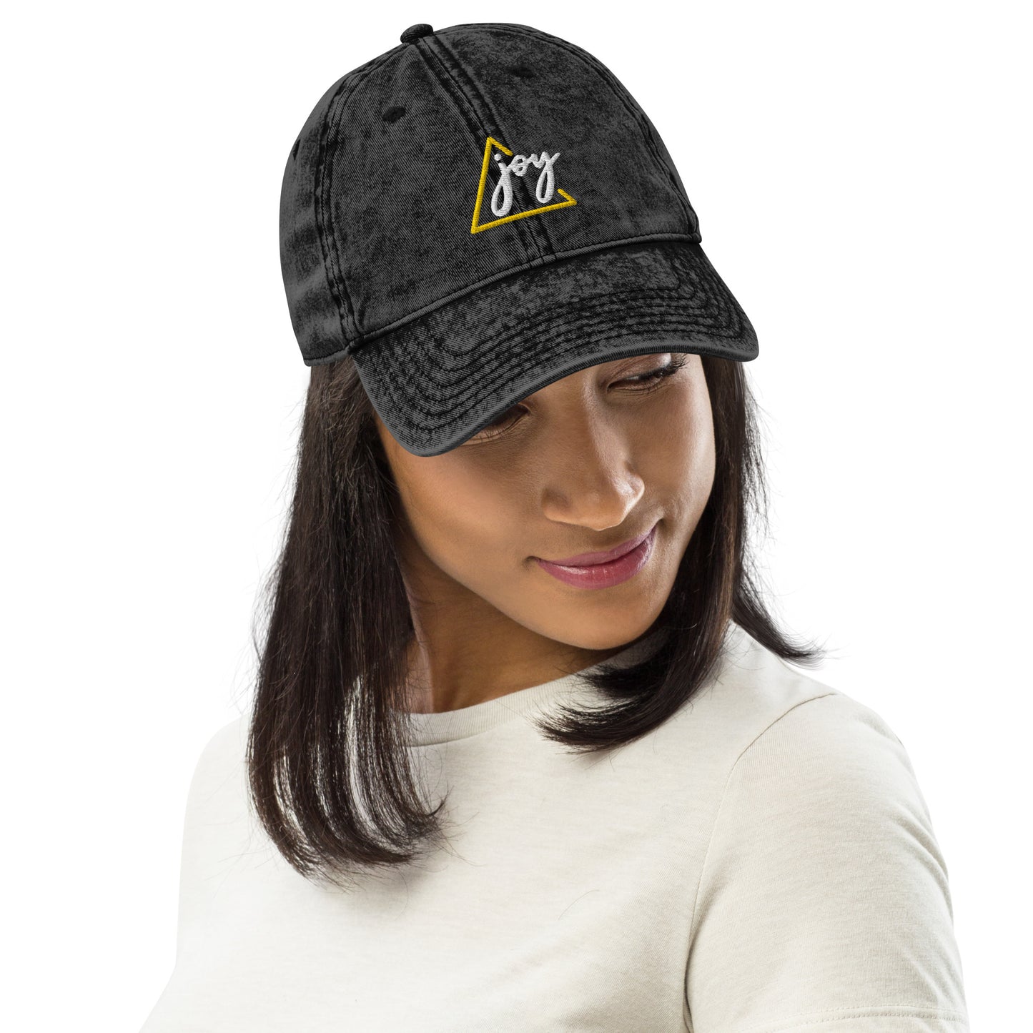 Vintage Cotton Twill Cap - Joy