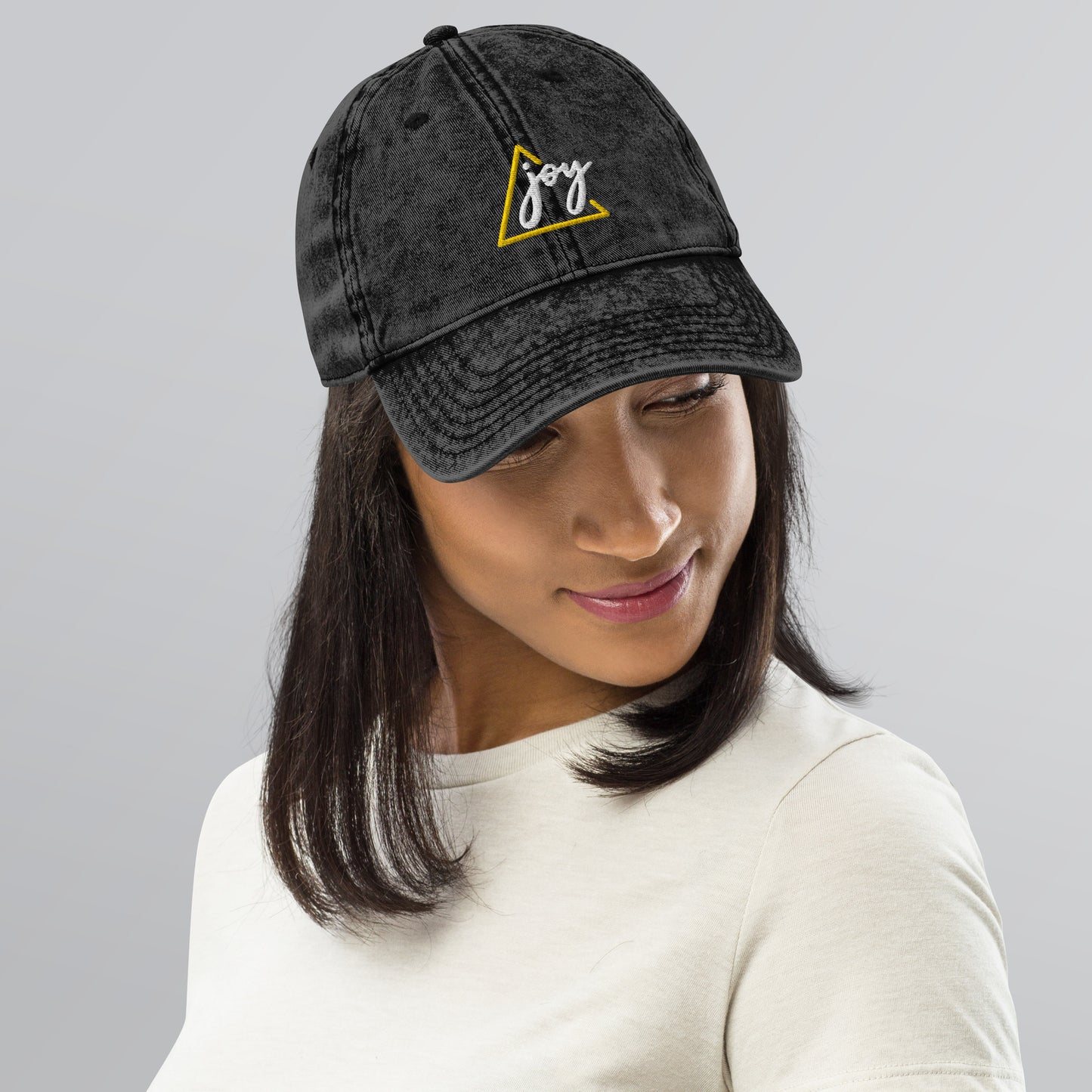 Vintage Cotton Twill Cap - Joy