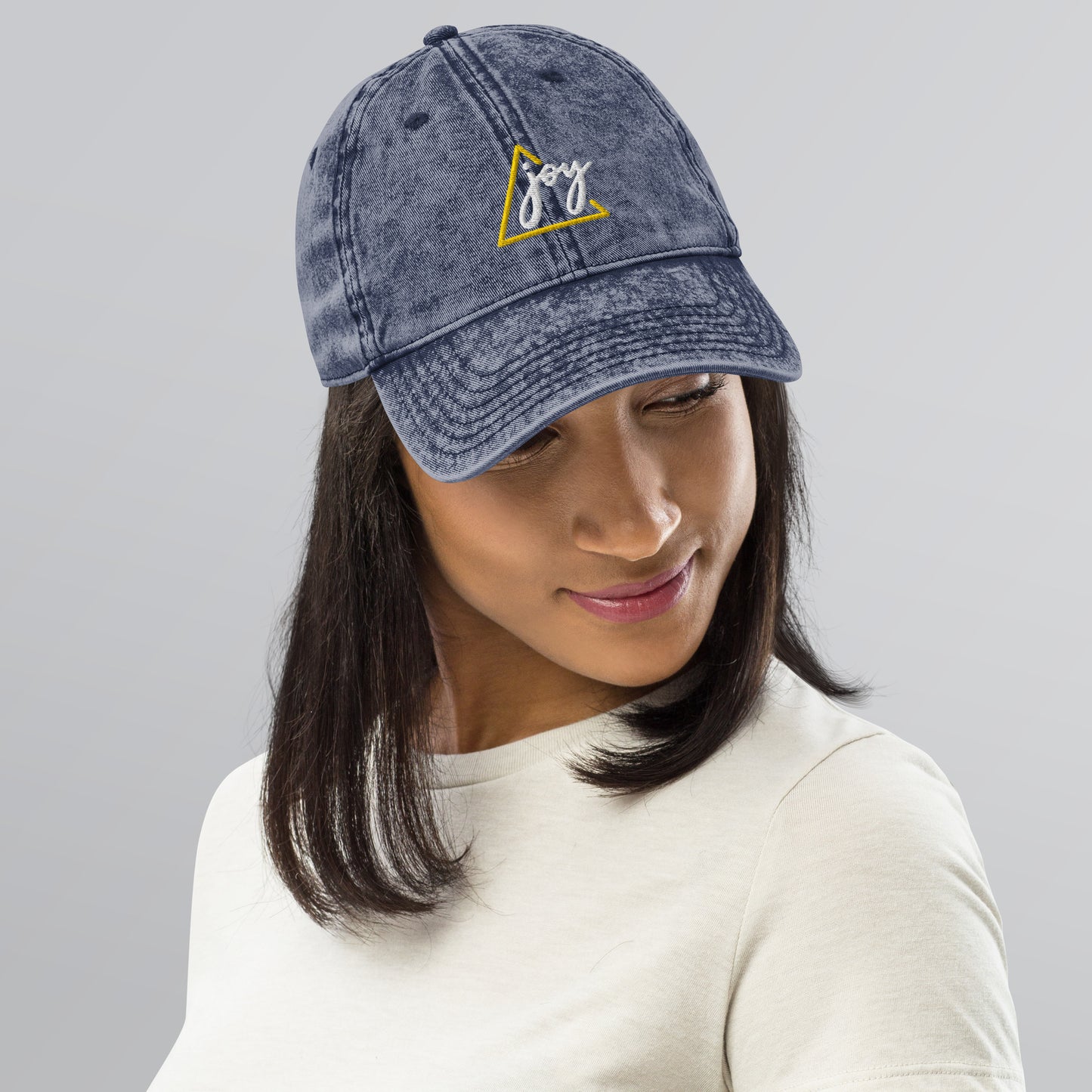 Vintage Cotton Twill Cap - Joy