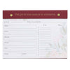 The Joy Of The Lord Is My Strength Undated Planner Pad - Nehemiah 8:10