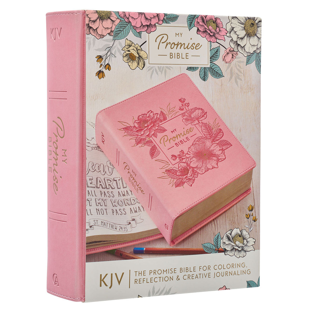 Pink Hardcover Faux Leather My Promise Bible