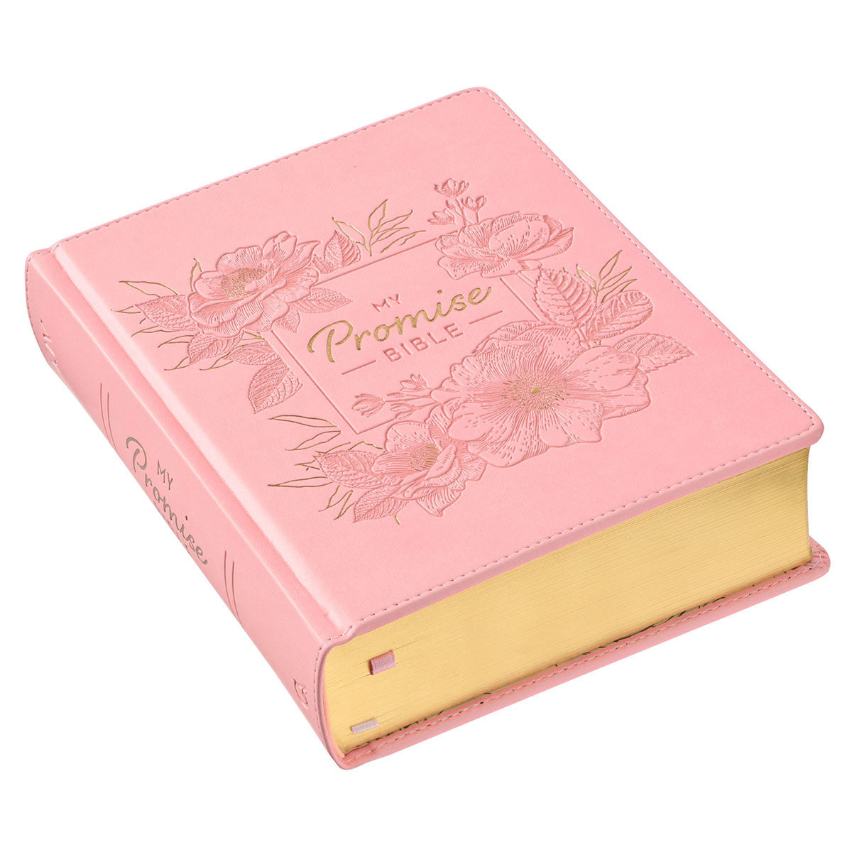 Pink Hardcover Faux Leather My Promise Bible