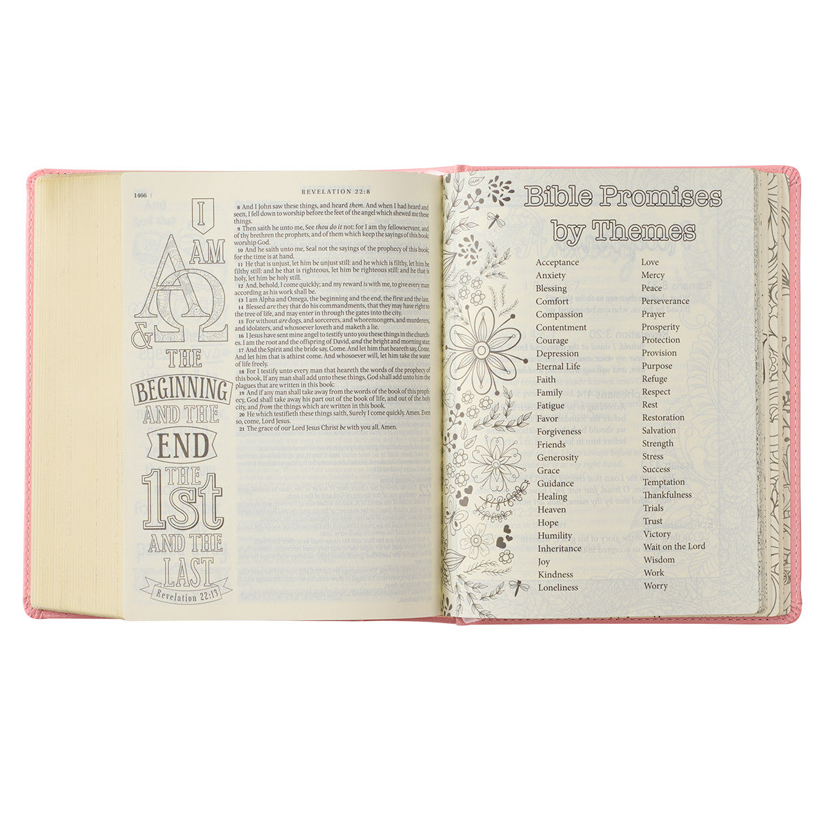 Pink Hardcover Faux Leather My Promise Bible