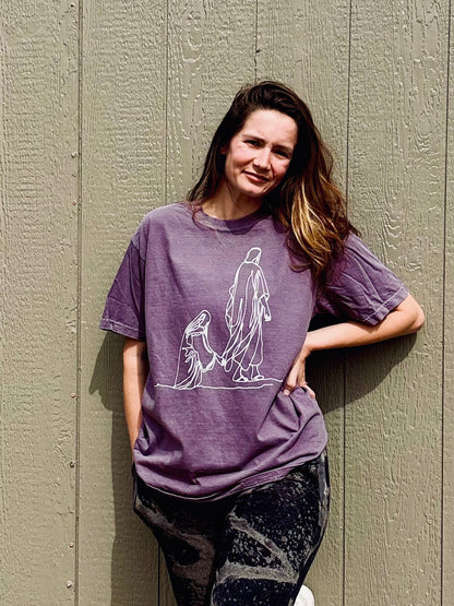 Hanging By A Thread -  Christian Shirt - Christian Apparel - Graphic Tee - Christian Gift (8-1)