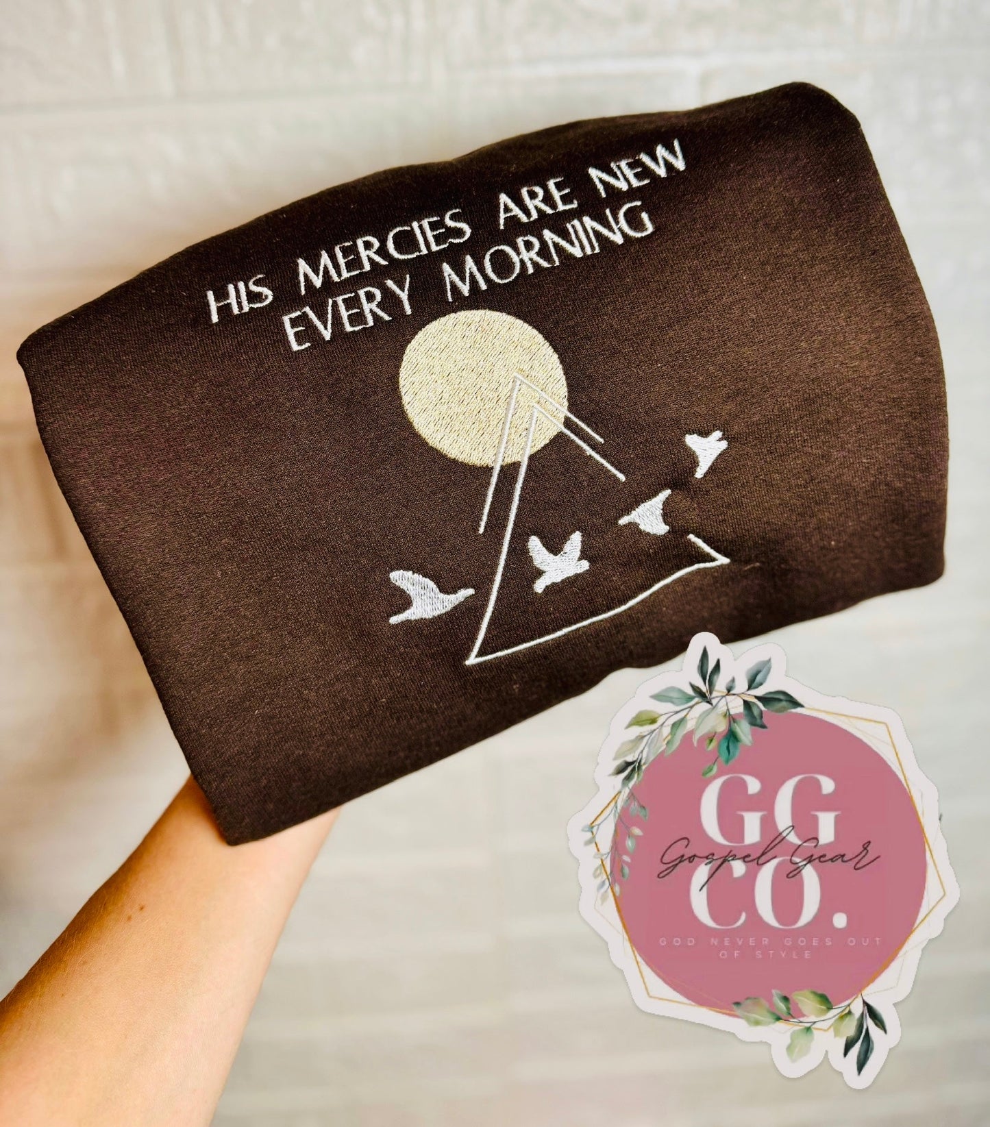 New Mercies Embroidered Shirt, Embroidered Pullover, Christian Tee, Embroidered Shirt, Christian Sweatshirt, Christian Gift