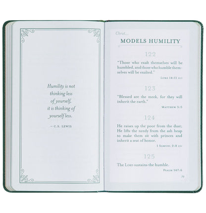 199 Favorite Bible Verses for Graduates Green Faux Leather Gift Book