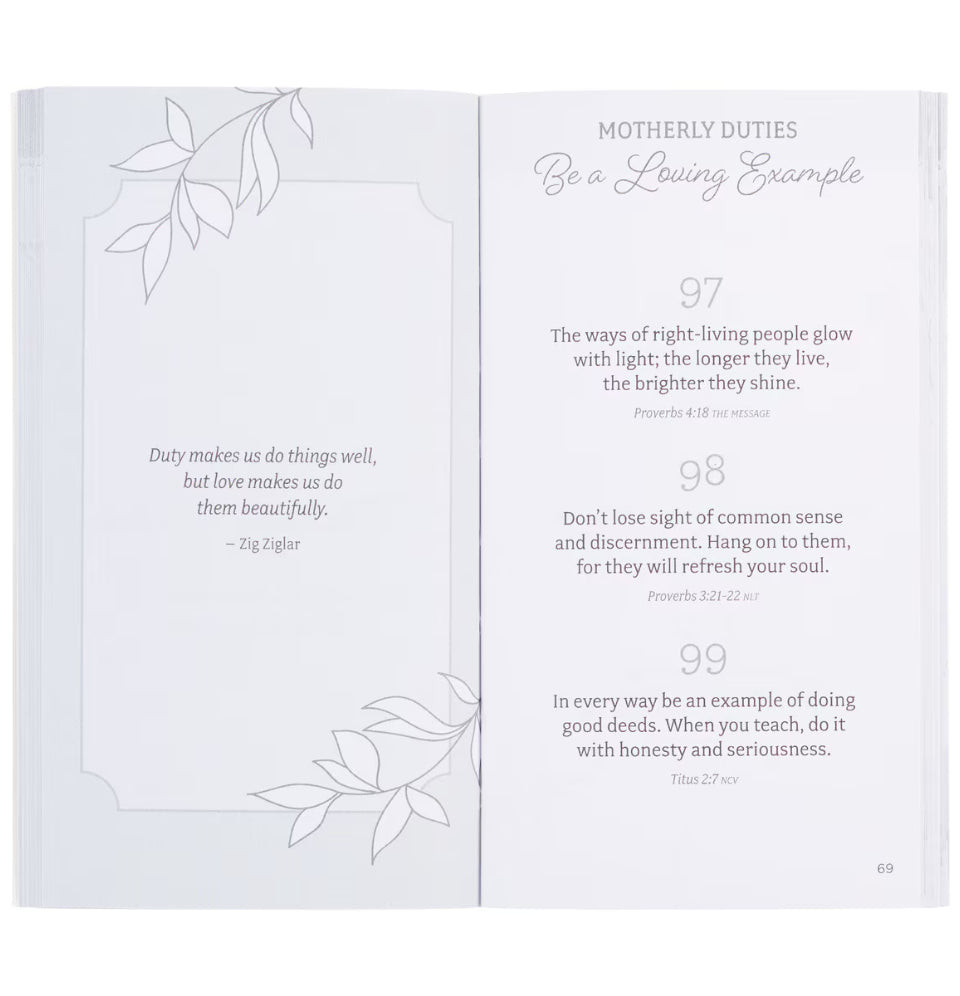 199 Favorite Bible Verses for Mothers Gift Book