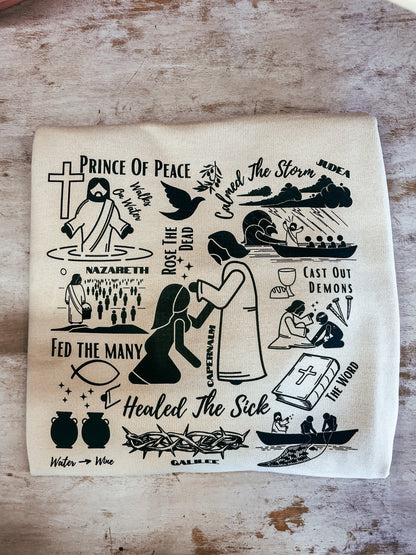 Miracles Tour Christian Shirt - Jesus Miracles Tour - Trendy Christian Shirt - Christian Gift - Christian Apparel