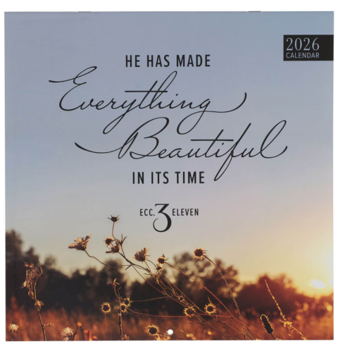 2026 Everything Beautiful Large Wall Calendar