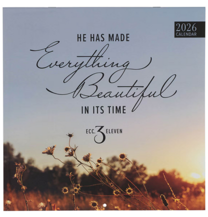 2026 Everything Beautiful Large Wall Calendar