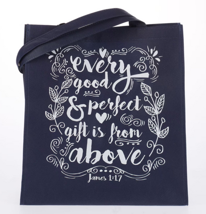 Every Good and Perfect Gift Tote Shopping Bag - James 1:17