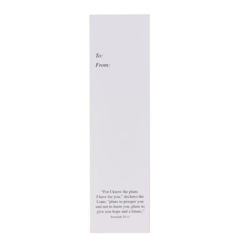 I Know the Plans Peach Floral Sunday School/Teacher Bookmark Set - Jeremiah 29:11
