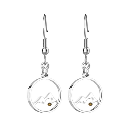 Mustard Seed Mountain Earrings