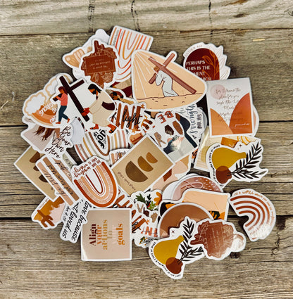 Christian Stickers - Jesus Mystery Stickers - Faith Stickers - Christian Gift