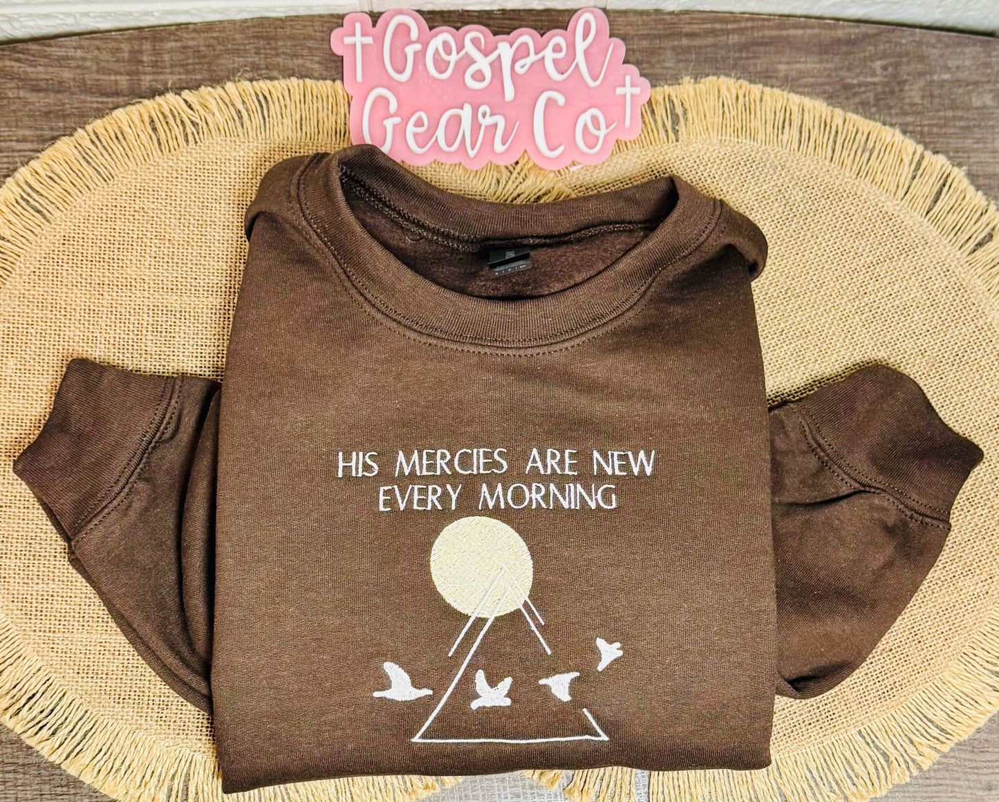 New Mercies Embroidered Shirt, Embroidered Pullover, Christian Tee, Embroidered Shirt, Christian Sweatshirt, Christian Gift