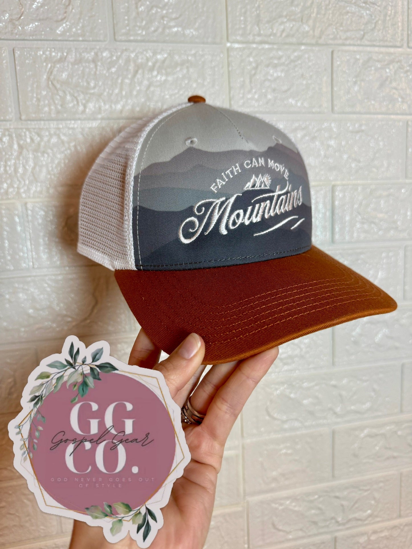 Faith Can Move Mountains - Specialty Christian Trucker Hat