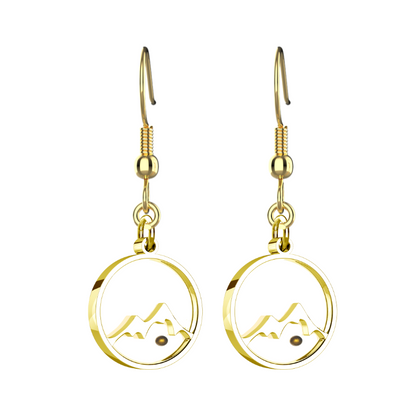 Mustard Seed Mountain Earrings