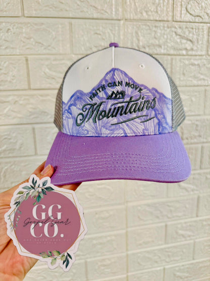 Faith Can Move Mountains - Specialty Christian Trucker Hat