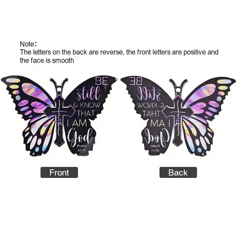 Be Still & Know Butterfly Key Chain