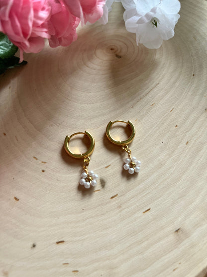 Gold Floral Huggies