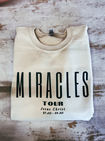 Miracles Tour Christian Shirt - Jesus Miracles Tour - Trendy Christian Shirt - Christian Gift - Christian Apparel