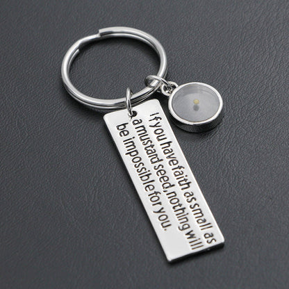 Mustard Seed Key Chain