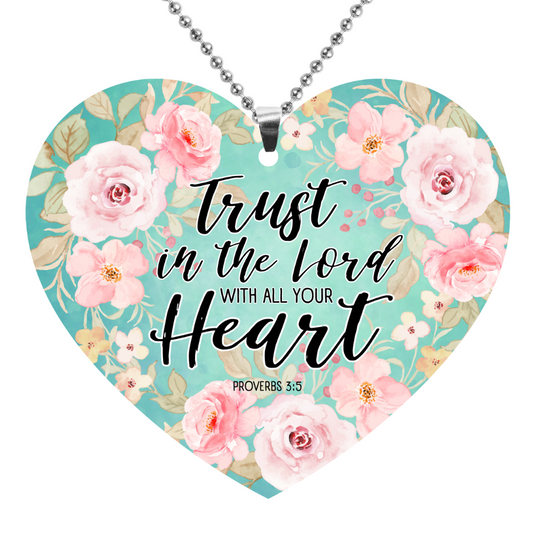 Trust In The Lord Key Chain, Rearview Mirror Ornament