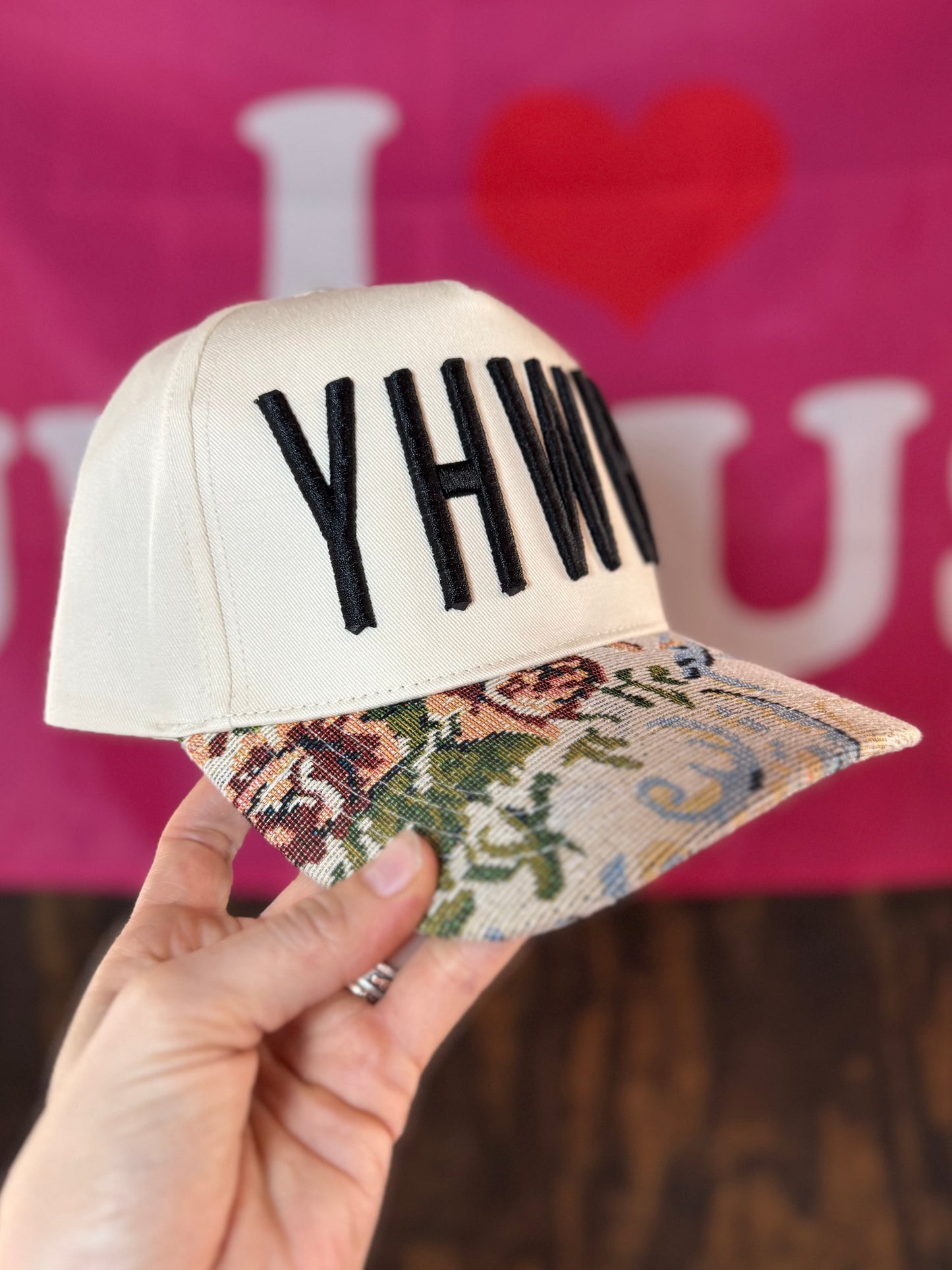 YHWH Puff Embroidered Hat, Embroidered Hat, Embroidered Christian Hat, Dad Hat, Christian Gift