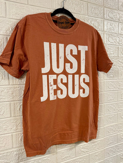 Just Jesus -  Christian Shirt - Christian Apparel - Graphic Tee - Christian Gift