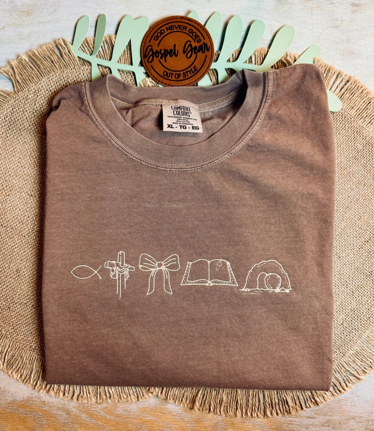 Simply Jesus Embroidered Shirt, Embroidered Pullover, Christian Shirt, Embroidered Pullover, Christian Gift, Church Shirt