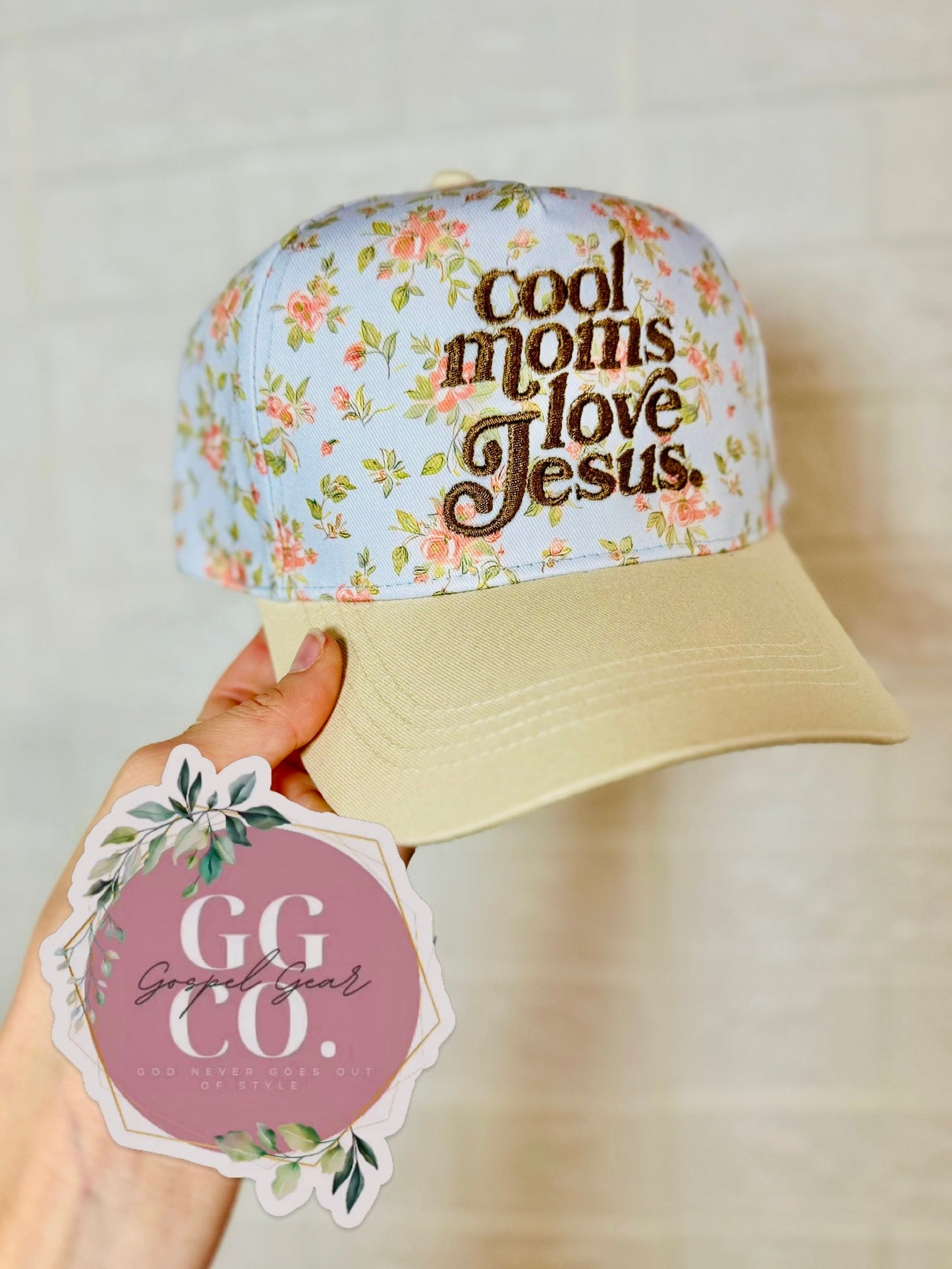 Cool Moms Love Jesus Embroidered Hat, Embroidered Hat, Embroidered Christian Hat, Christian Dad Hat, Christian Gift, Embroidered Vintage Hat, Christian Gift