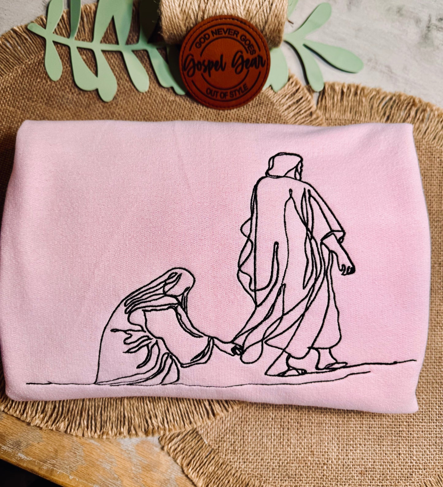 The Issue Of Blood Embroidered Shirt, Christian Sweatshirt, Embroidered Jesus Shirt, Christian Shirt, Christian Gift