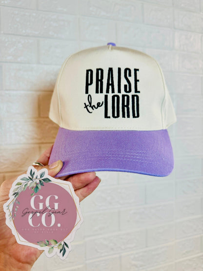 Praise The Lord Hat, Embroidered Vintage Hat, Christian Dad Hat, Christian Gift