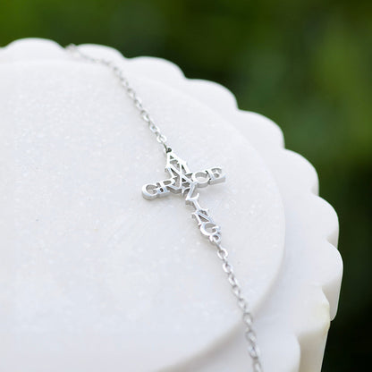 Amazing Grace Cross Bracelet