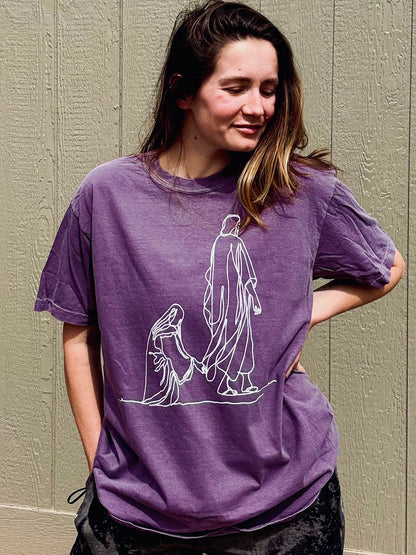 Hanging By A Thread -  Christian Shirt - Christian Apparel - Graphic Tee - Christian Gift (8-1)