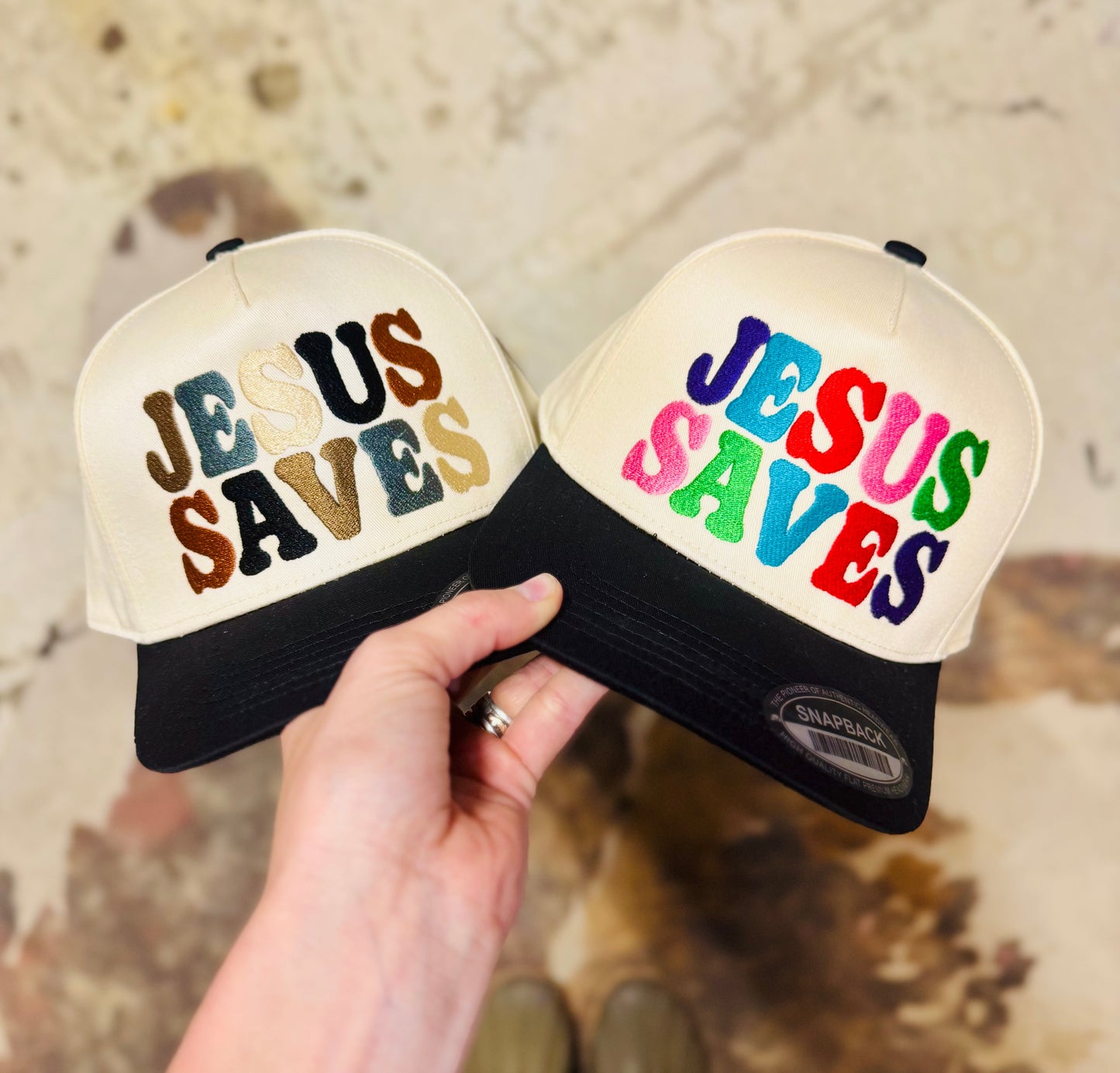 Jesus Saves Hat, Embroidered Hat, Embroidered Christian Hat, Christian Hat, Trendy Hat, Christian Gift, Embroidered