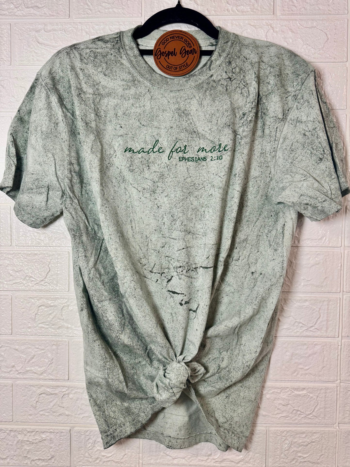 Made For More Color Blast Embroidered Shirt, Embroidered Pullover, Christian Shirt, Embroidered Pullover, Christian Gift, Church Shirt