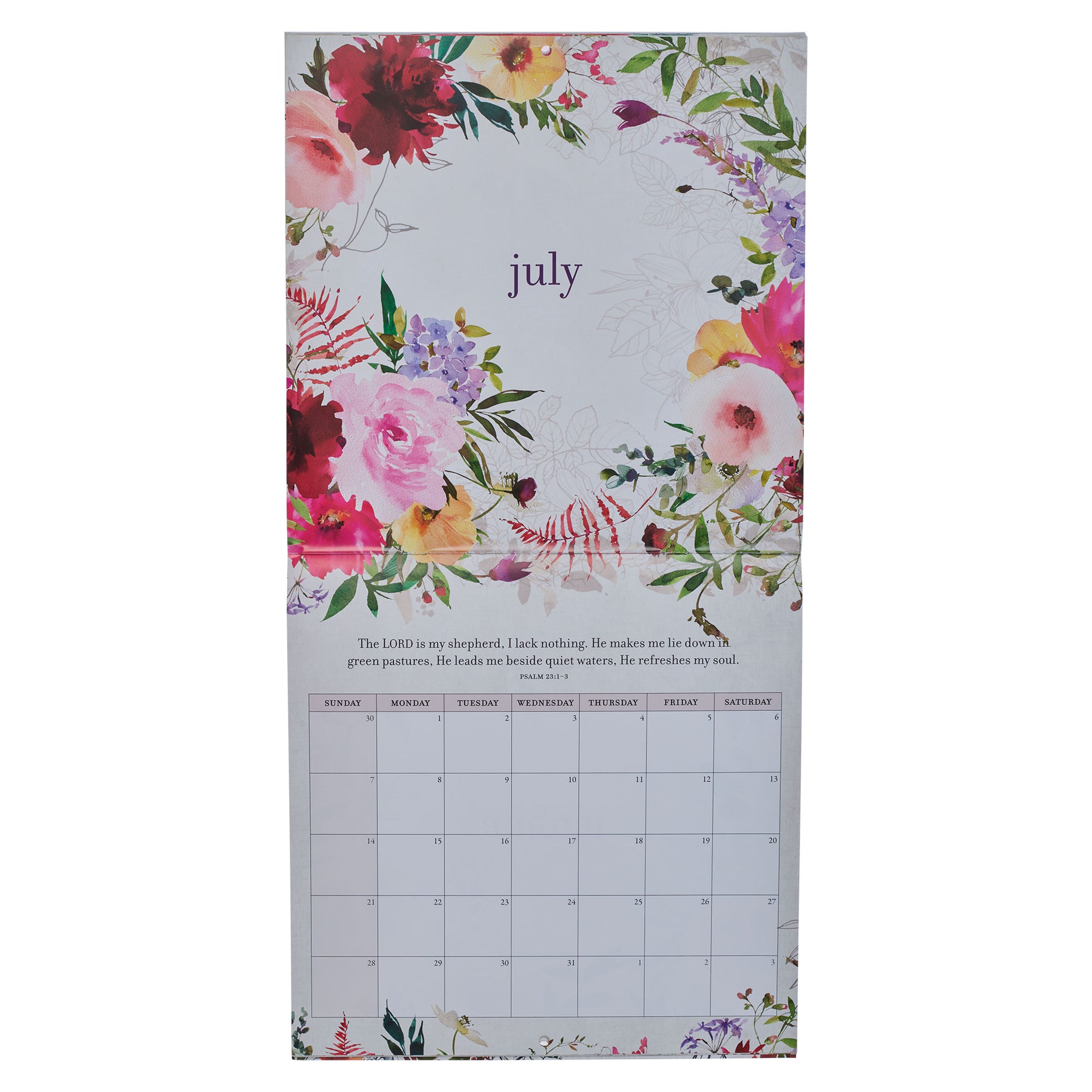 2024 Everything Beautiful Floral Wall Calendar