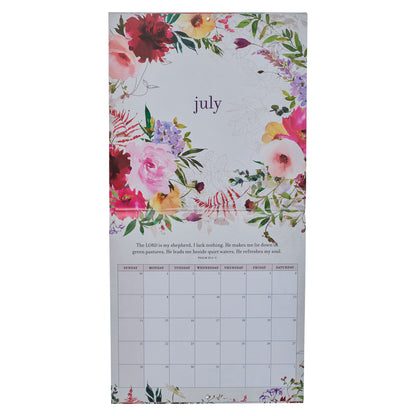 2024 Everything Beautiful Floral Wall Calendar