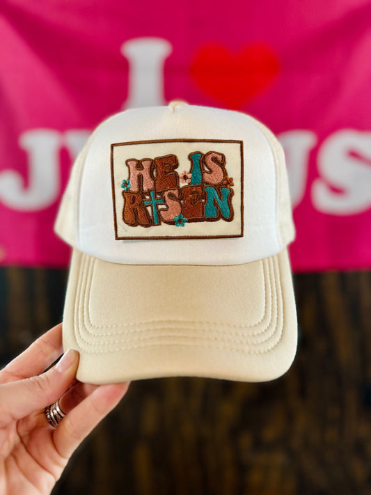 He Is Risen - Christian Trucker Hat