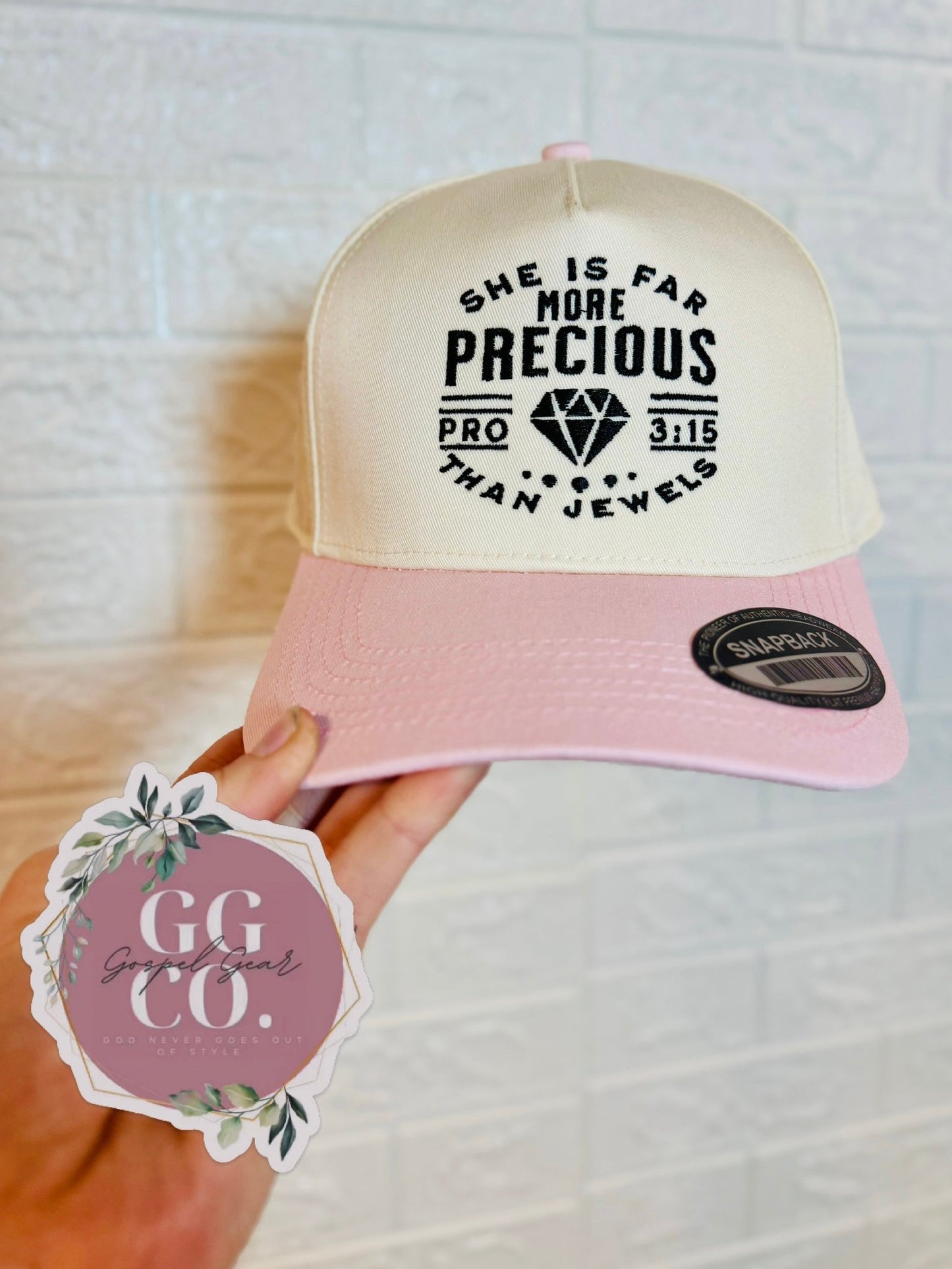More Precious Than Jewels Hat, Embroidered Vintage Hat, Christian Dad Hat, Christian Gift