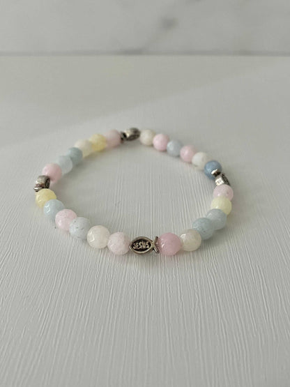 Multicolor Bead Bracelet – Handmade Christian Jewelry