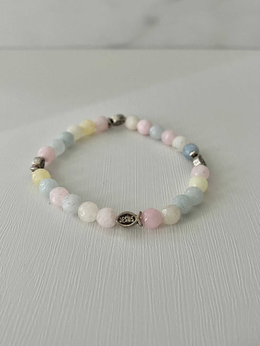 Multicolor Bead Bracelet – Handmade Christian Jewelry