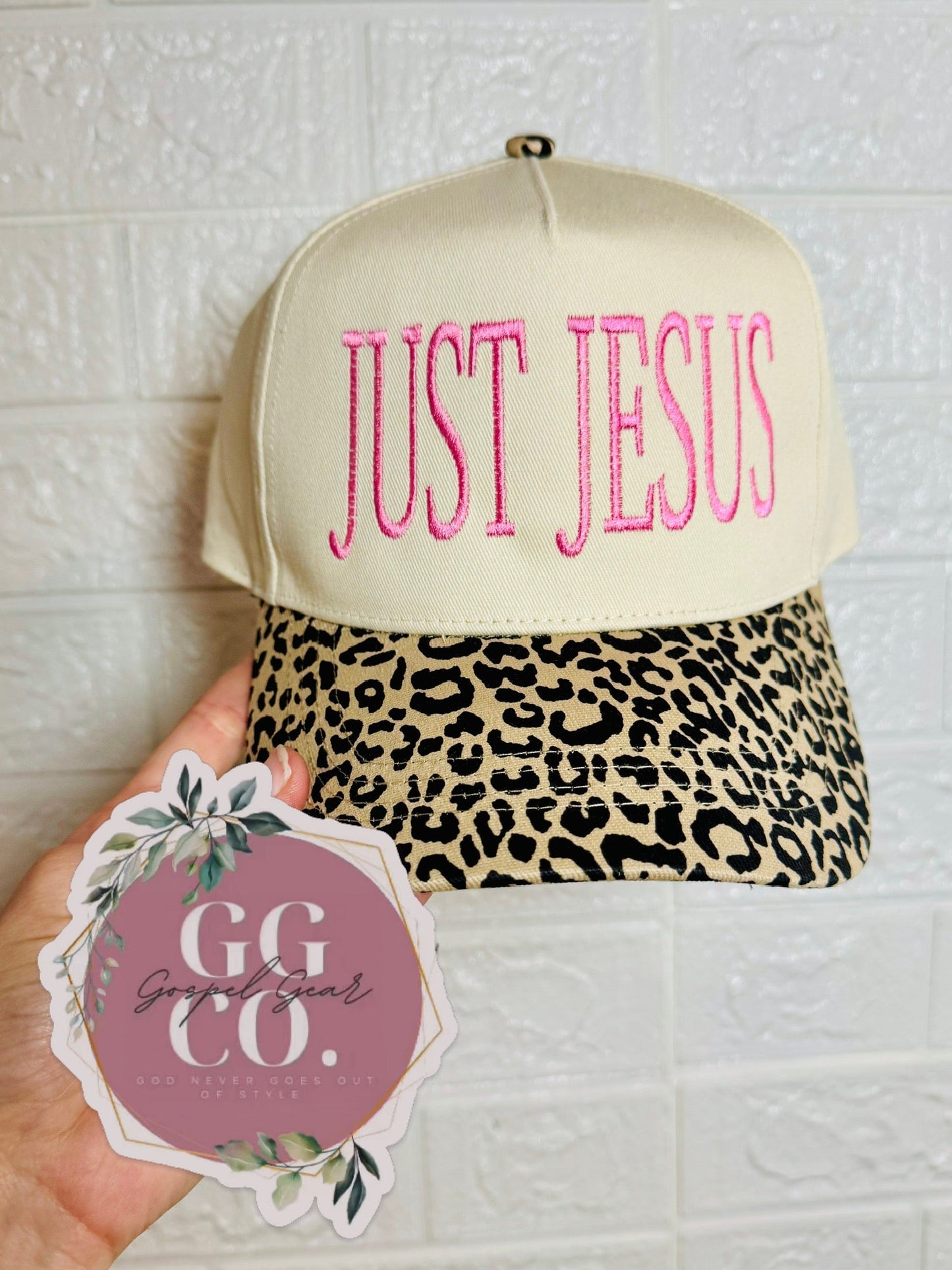 Just Jesus Embroidered Hat, Embroidered Hat, Embroidered Christian Hat, Christian Dad Hat, Christian Gift, Embroidered Vintage Hat, Christian Gift