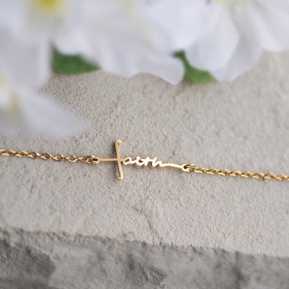 Faith Cross Bracelet