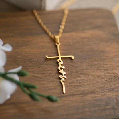 Faith Cross Necklace