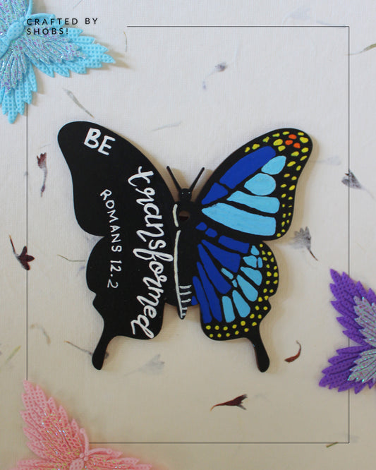 Butterfly cutout fridge magnet