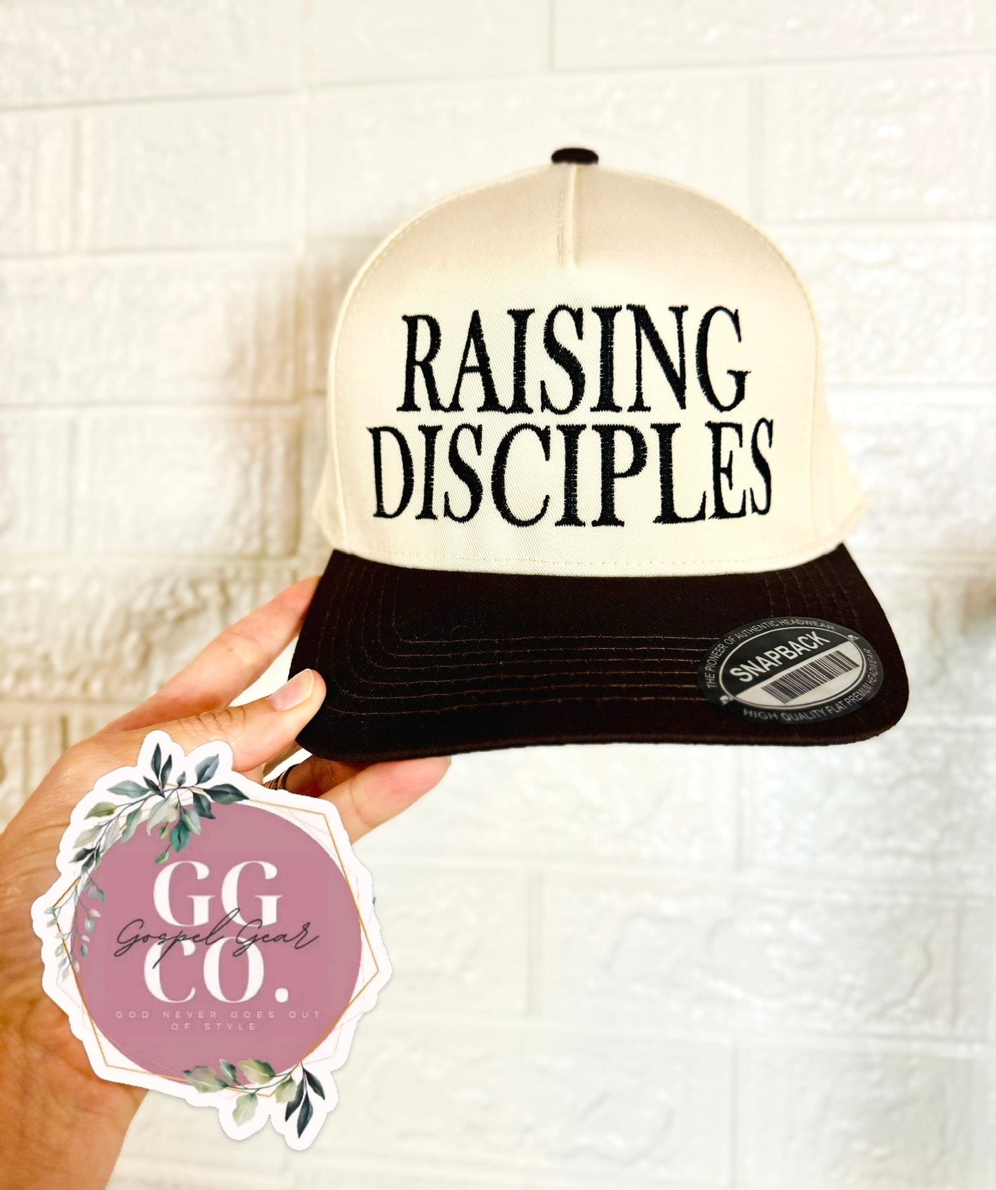 Raising Disciples Hat, Embroidered Vintage Hat, Christian Dad Hat, Christian Gift
