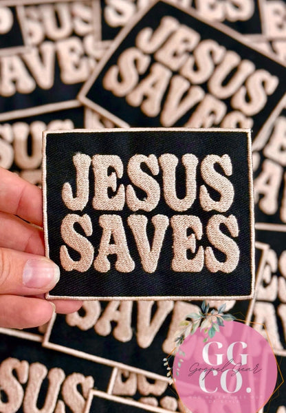 Jesus Saves Patch