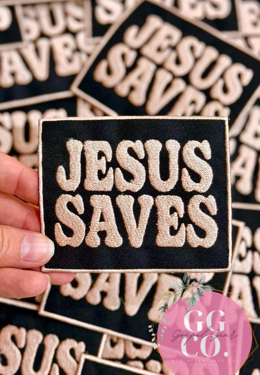 Jesus Saves Patch